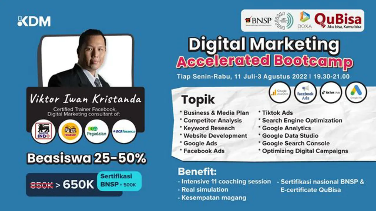 Digital Marketing Accelerated Bootcamp