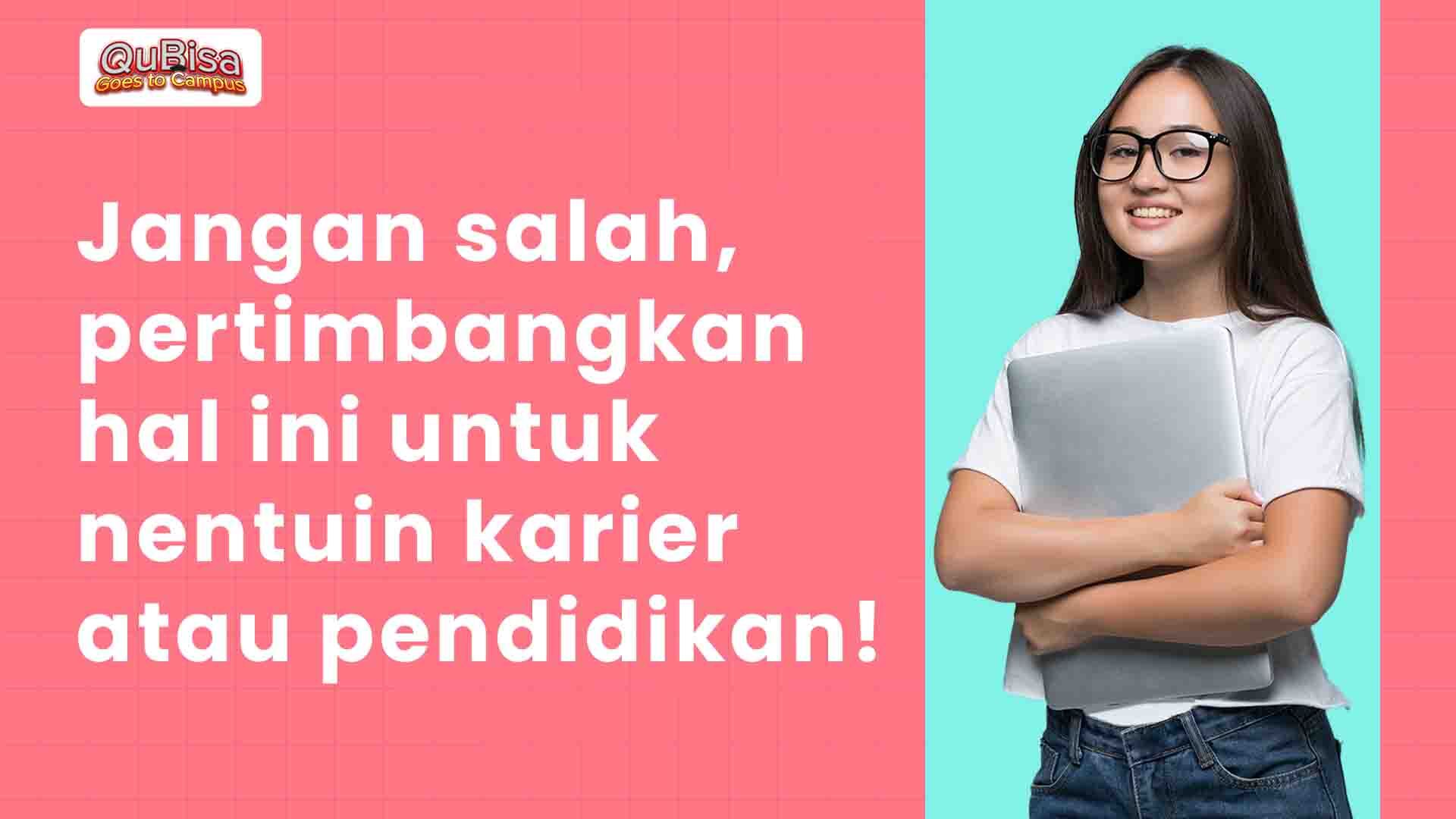 Pendidikan atau Karier?