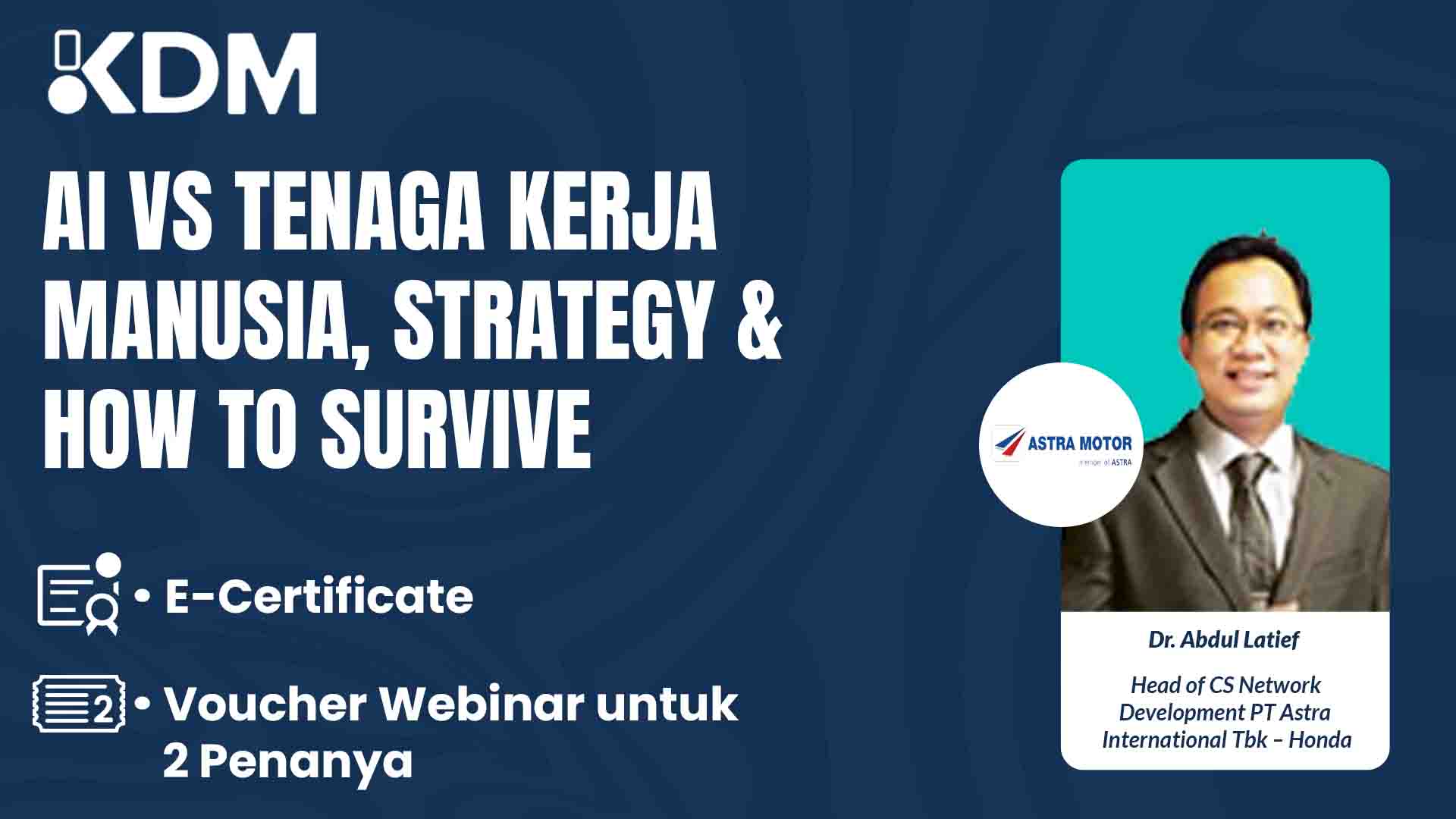 AI VS Tenaga Kerja Manusia - Strategy & How to Survive