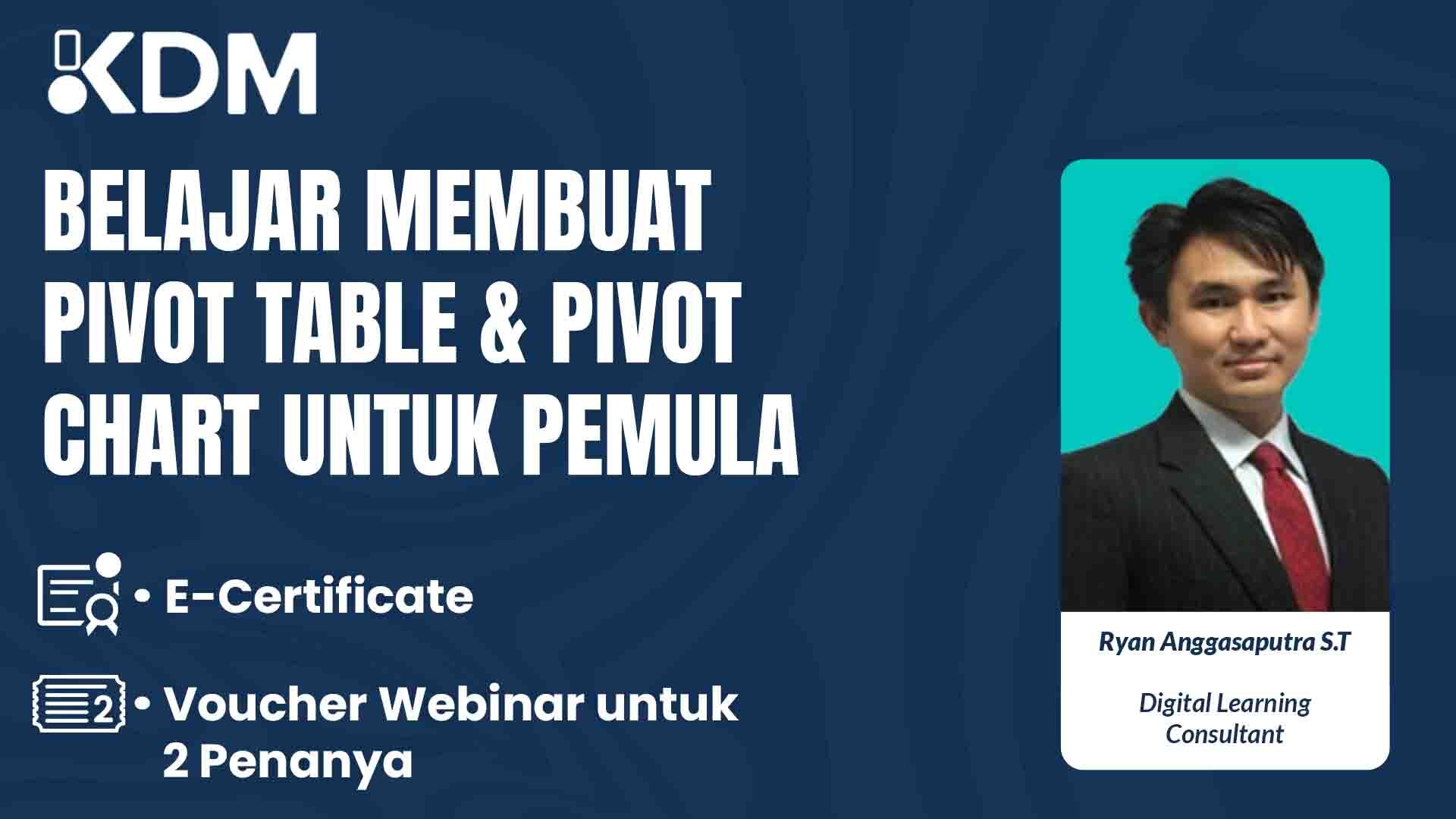 Belajar Membuat Pivot Table & Pivot Chart untuk Pemula